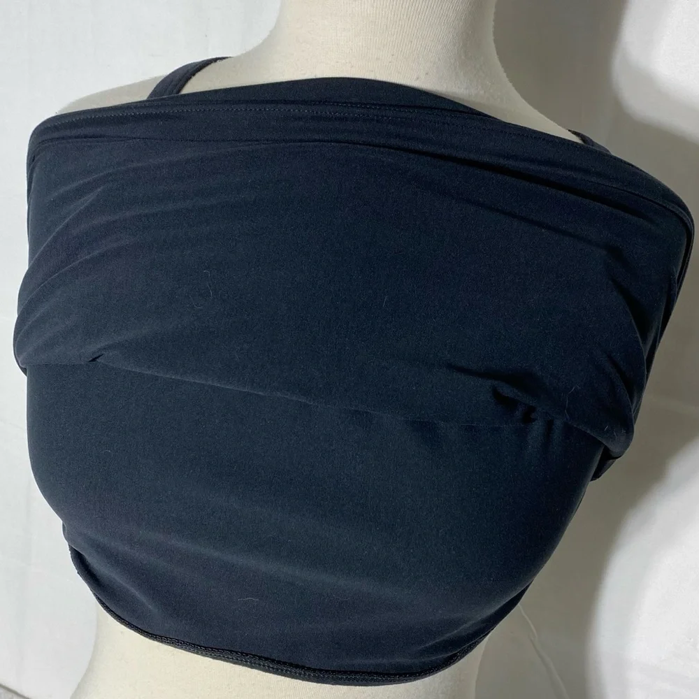 Aerie Offline Black Recharge Minimal Control Sports Bra Cropped Tank Bra XL - Picture 8 of 13